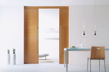 Schiebetür aus Holz